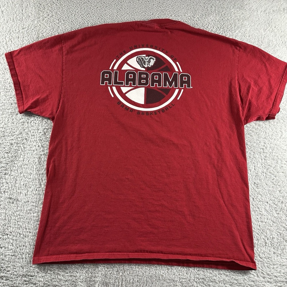 VINTAGE Bama Basketball University of Alabama‎ Shirt Mens XL Red